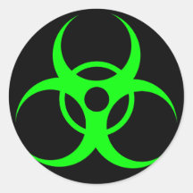 Biohazard Sticker
