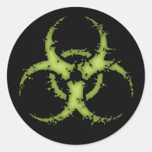 Biohazard -xdist sticker