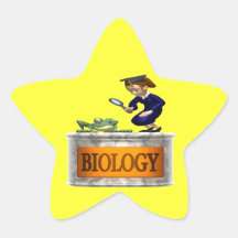 Biology Star Sticker