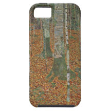 Birch Forest by Gustav Klimt iPhone 5 Case