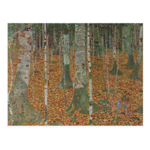 Birch Forest by Gustav Klimt Postcards