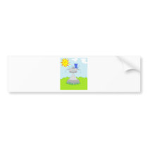 Bird Bath bumper stickers