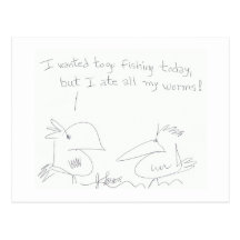 Bird Brains series Postcard