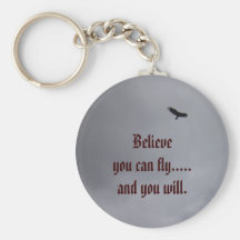 bird flying keychain