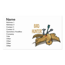 Bird Hunter Business Card Template