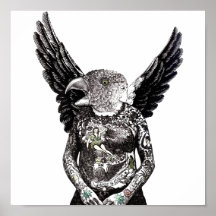 Bird Man from Birdland Poster