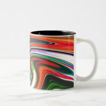 Bird of Paradise Abstract Mug