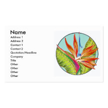Bird of Paradise, Business Card