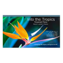 bird-of-paradise business card