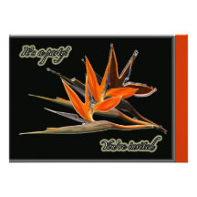 Bird of Paradise Floral Party Invitation