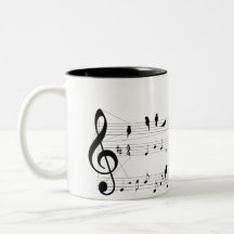 Bird on a Score mug