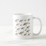 Bird Pattern on White. Mugs