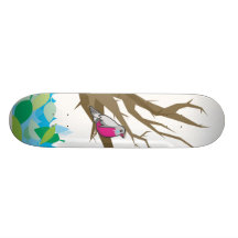 bird_white custom skateboard