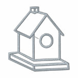 Birdhouse Logo Embroidered Hooded Sweatshirt