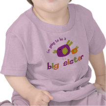 birdie big sister back shirt