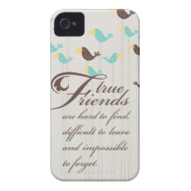 Birds and Friends iPhone 4 Case-Mate Case