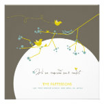 Birds Family Nest Tree Home Moving Announcement invitations