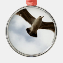 Birds in Flight Christmas Ornament