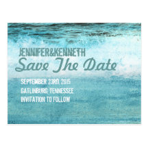 Birds on a Park Bench Wedding Save the Date Post Card