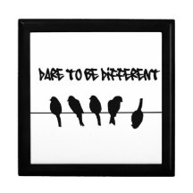 Birds on a wire – dare to be different trinket boxes