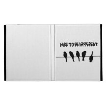 Birds on a wire – dare to be different iPad case