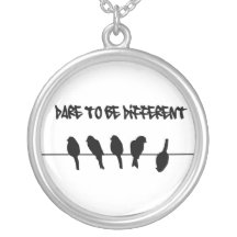 Birds on a wire – dare to be different pendants
