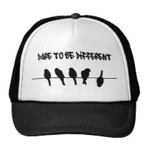 Birds on a wire – dare to be different trucker hat