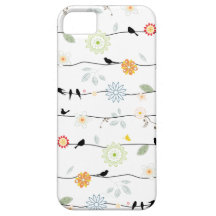 Birds on Vines iPhone 5 Case