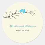 Birds Silhouettes Favour Stickers or Envelope Seal