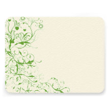 Birds & Swirls Apple Green Wedding Response Card Invite