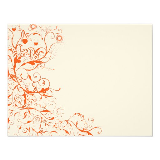 Birds & Swirls Wedding RSVP Response Card Personalized Invites