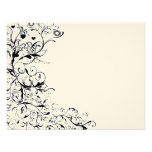 Birds & Swirls Wedding RSVP Response Card Personalised Invite