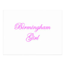 Birmingham Girl Postcard