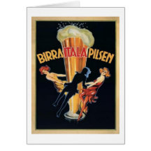 Birra Itala Pilsen Greeting Card