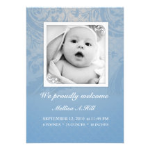 Birth Announcement 5x7 - No.1