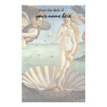 Birth of Venus by Sandro Botticelli Stationery Paper