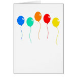 Birthday Balloons Greeting Cards