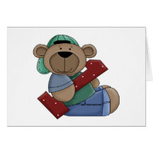 Birthday Bear 1 Greeting Cards