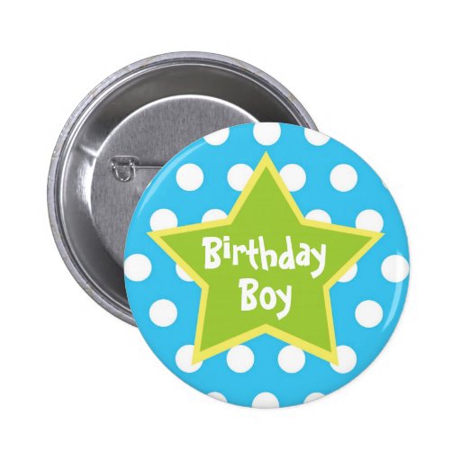 Birthday Boy Button