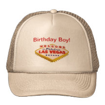 Birthday Boy! Las Vegas Cake Hat