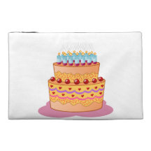 Birthday cake clipart travel accessories bags