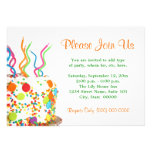 Birthday Cake Invitations
