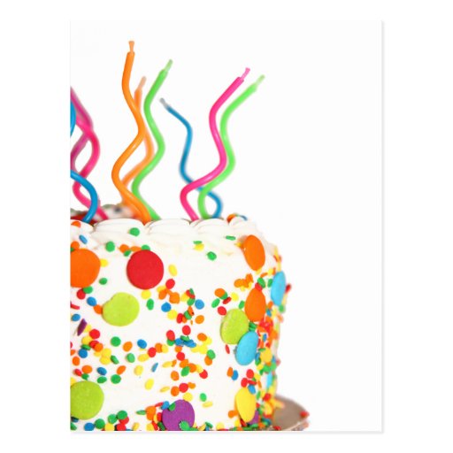 Birthday Cake Postcard