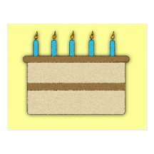 Birthday Cake Postcards