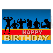Birthday Card Bodybuilder