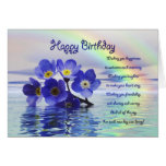 Birthday card forget me nots