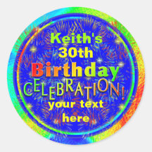 Birthday Celebration Stickers