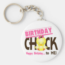 Birthday Chick 1 Key Chain