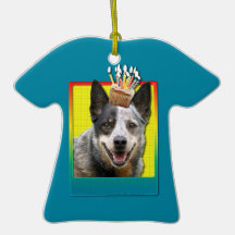 Birthday Cupcake - Australian Cattle Dog Christmas Ornament