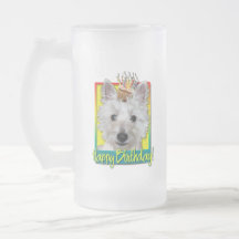 Birthday Cupcake - Westie - Tank Coffee Mugs